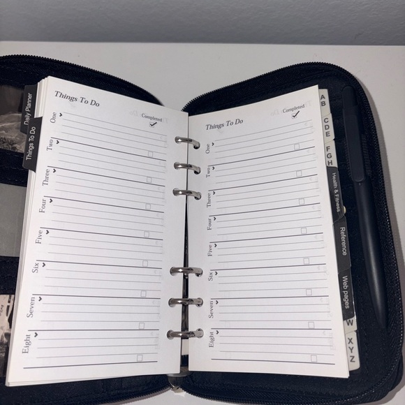 Vintage Mundi Mundex Daily Planner Organizer Wallet NWT - Picture 4 of 14